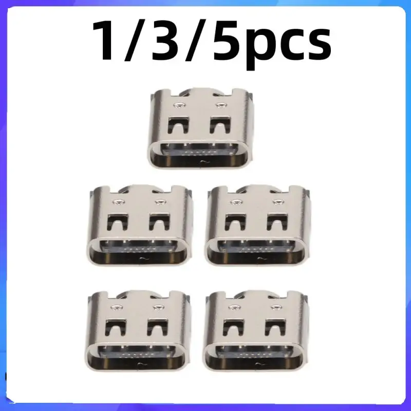 1/3 / 5шт Порт зарядки Type C для замены контроллера PS5 Разъем для зарядки USB C Стандартный интерфейс Type C Запасные части