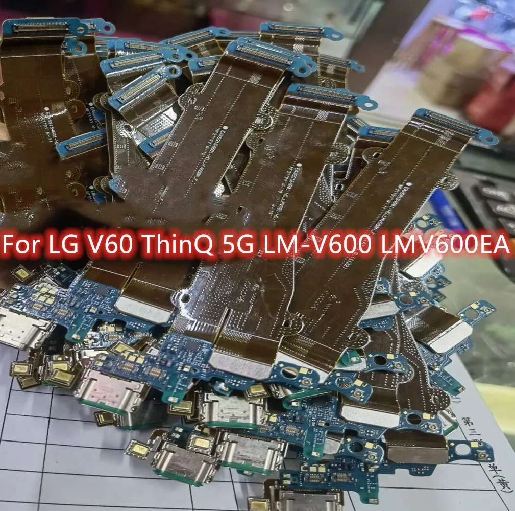 1шт Для LG V60 ThinQ 5G LM-V600 LMV600EA USB Зарядное Устройство Порт Зарядки Док-разъем Для LG V60 ThinQ USB Порт Зарядки Гибкий Кабель