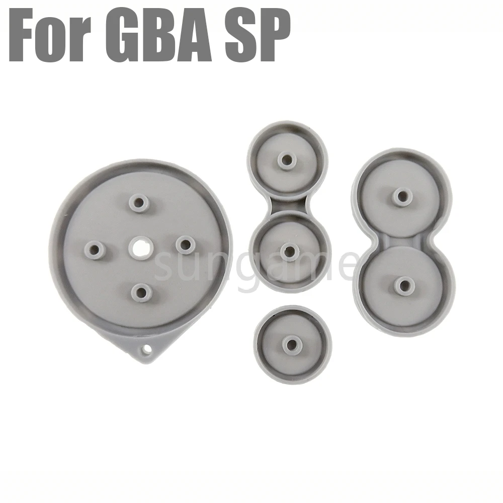 2 комплекта токопроводящей клейкой резины для консольных клавиш GBA SP для Gameboy Advance SP