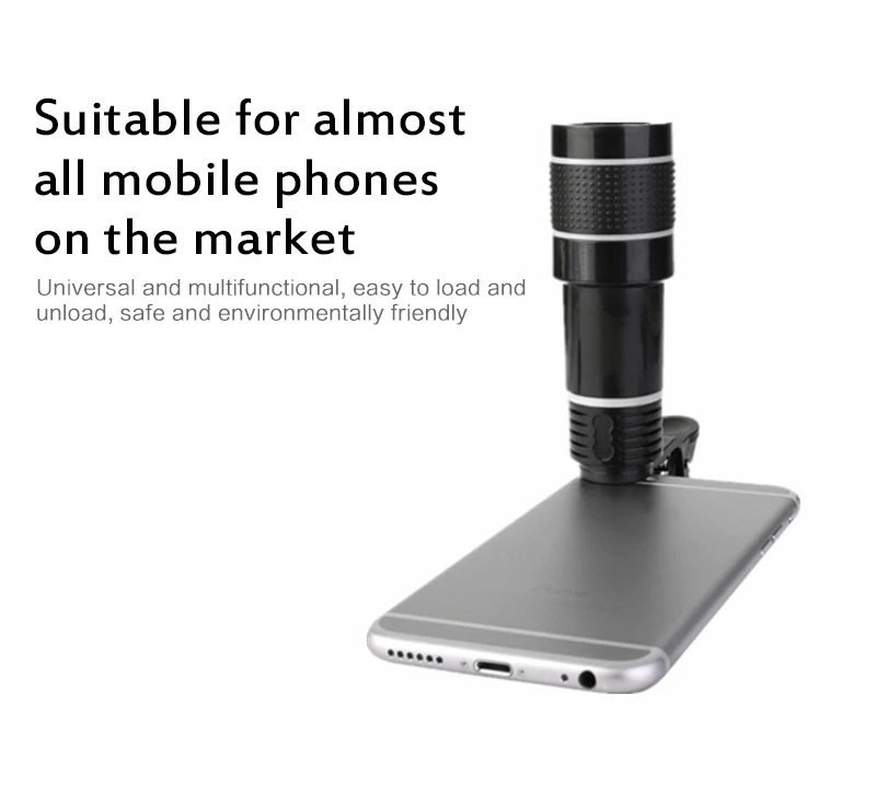 20-кратный телескопический зум-объектив, монокуляр, объектив камеры мобильного телефона для смартфонов iPhone Samsung, для кемпинга, охоты, спорта