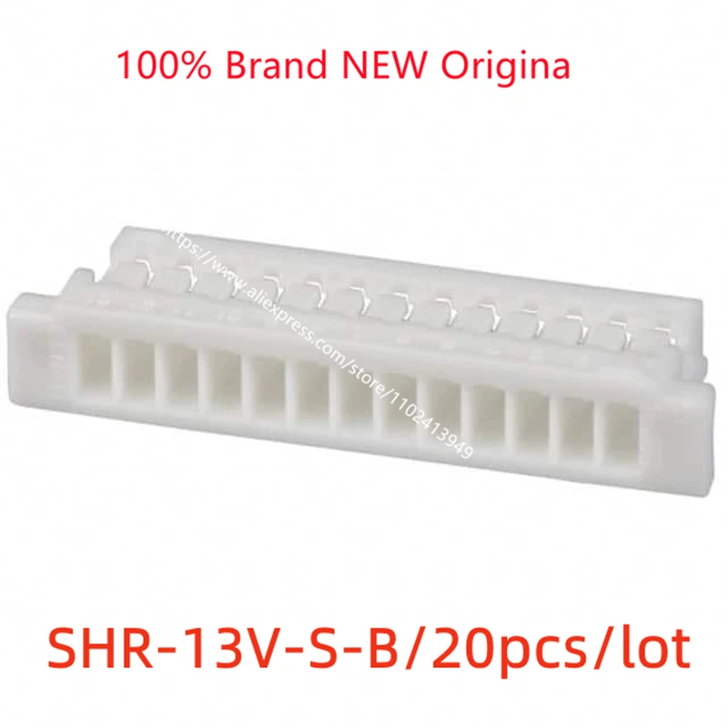 20 шт./лот разъем JST SHR-13V-S-B разъем 13pin резиновая оболочка с шагом 1,0 мм оригинальное пятно.