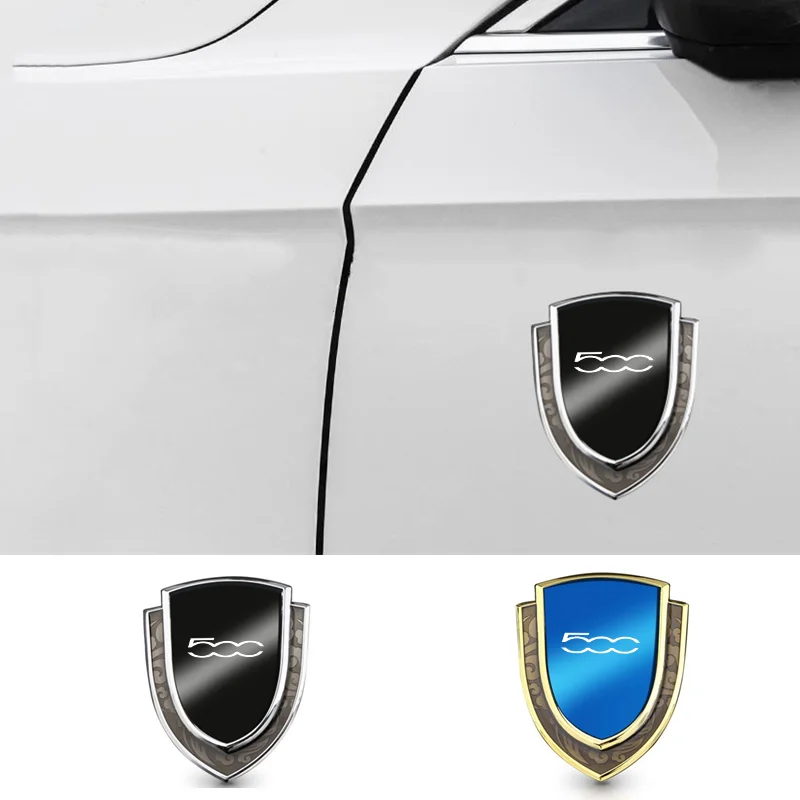 3D Наклейка Meta на автомобиль, авто Дверь, Багажник, Щит кузова, Эмблема, Защитная наклейка для Fiat Abarth 500, Abarth 595, abarth 124