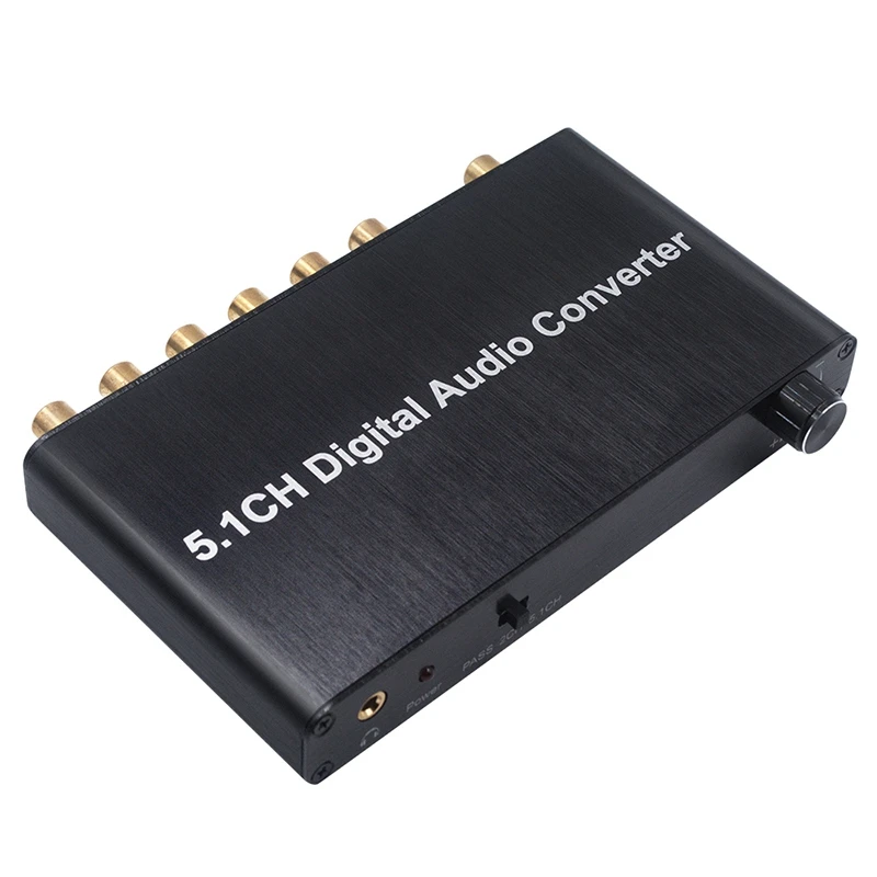5.1-Канальный Цифровой аудио конвертер декодер SPDIF Коаксиальный к RCA DTS AC3 HDTV Для усилителя звуковой панели