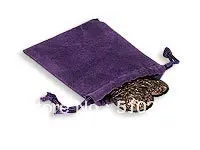 500шт 7X9 СМ фиолетовые Мешочки Для Ювелирных Изделий, Велюровые Бархатные Подарочные Пакеты