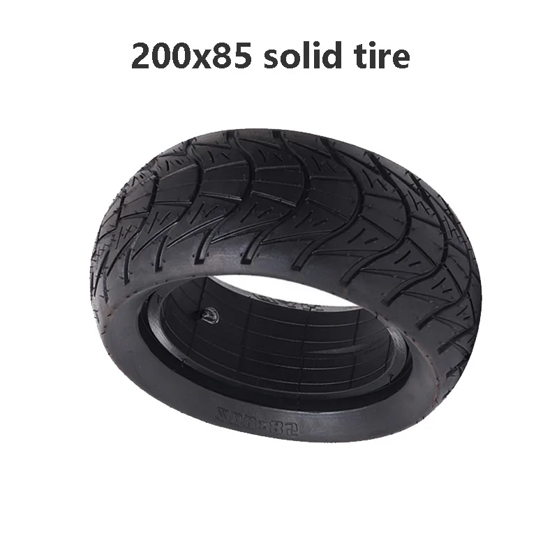 8-Дюймовая прочная твердая шина для скутера, Резиновая шина для скейтборда, Бесщеточная шина для электрического скутера 200X85, взрывозащищенная шина