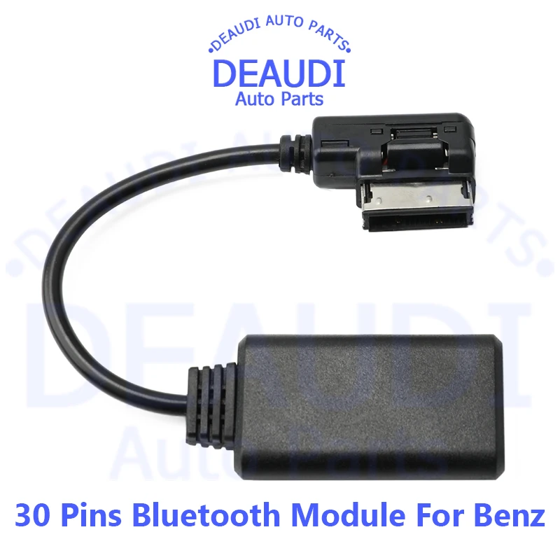Bluetooth 5,0 Кабель-Адаптер Aux Аудио В Медиаинтерфейсе MMI Fit 30-Контактный Адаптер Для Mercedes Benz C-CLASS E-CLASS SLK CLS ML