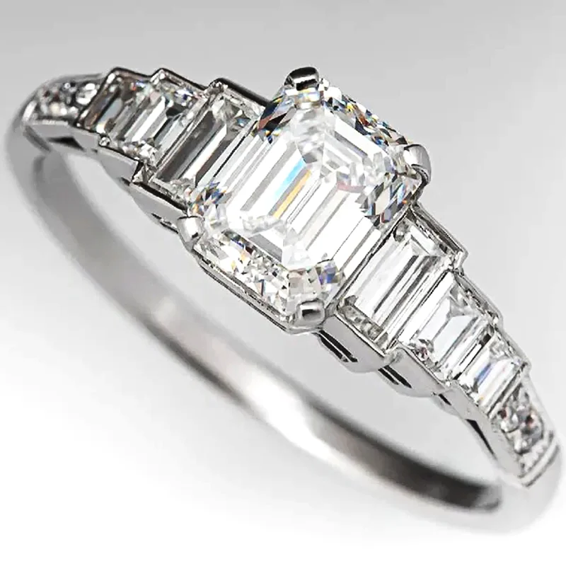 CAOSHI Стильное обручальное кольцо, женские аксессуары для пальцев с блестящим цирконием для свадебной церемонии, вечерние украшения Promise для женщин