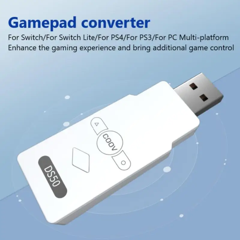 Coov DS50 для контроллера PS5 к адаптеру для PS4/ Nintend Switch /PC Многопользовательские игры Легко включаются для PS4 и консолей Switch