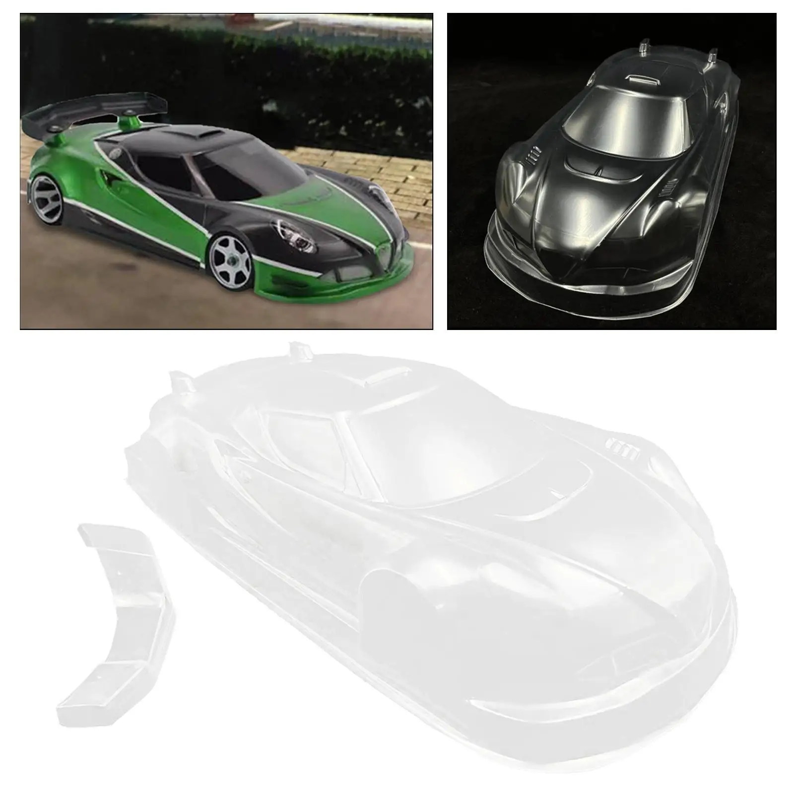 RC Drifting Touring Car Body Shell Кузова Автомобилей/Грузовиков Крыло 208 мм Колесная База RC Car Body Shell для RC Автомобилей Запасные Части Аксессуары