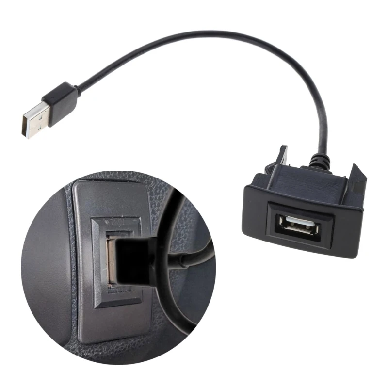 USB-Удлинитель для Встроенной в Приборную панель Автомобиля Камеры Видеомагнитофона