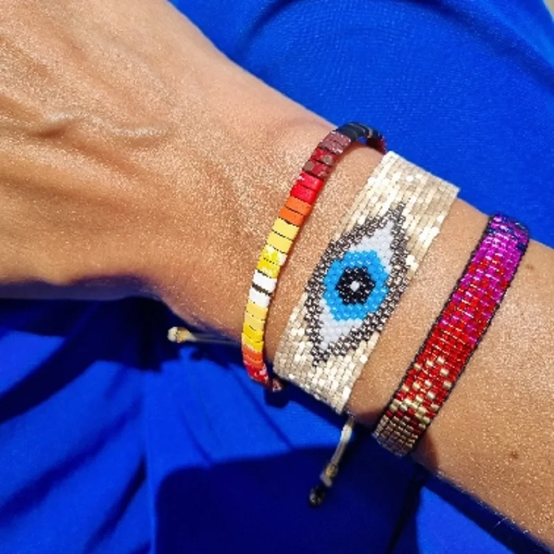 YASTYT Турецкие браслеты от сглаза для женщин, Регулируемые браслеты Miyuki ручной работы, подарок для нее, роскошные украшения 2022 года, Новинка