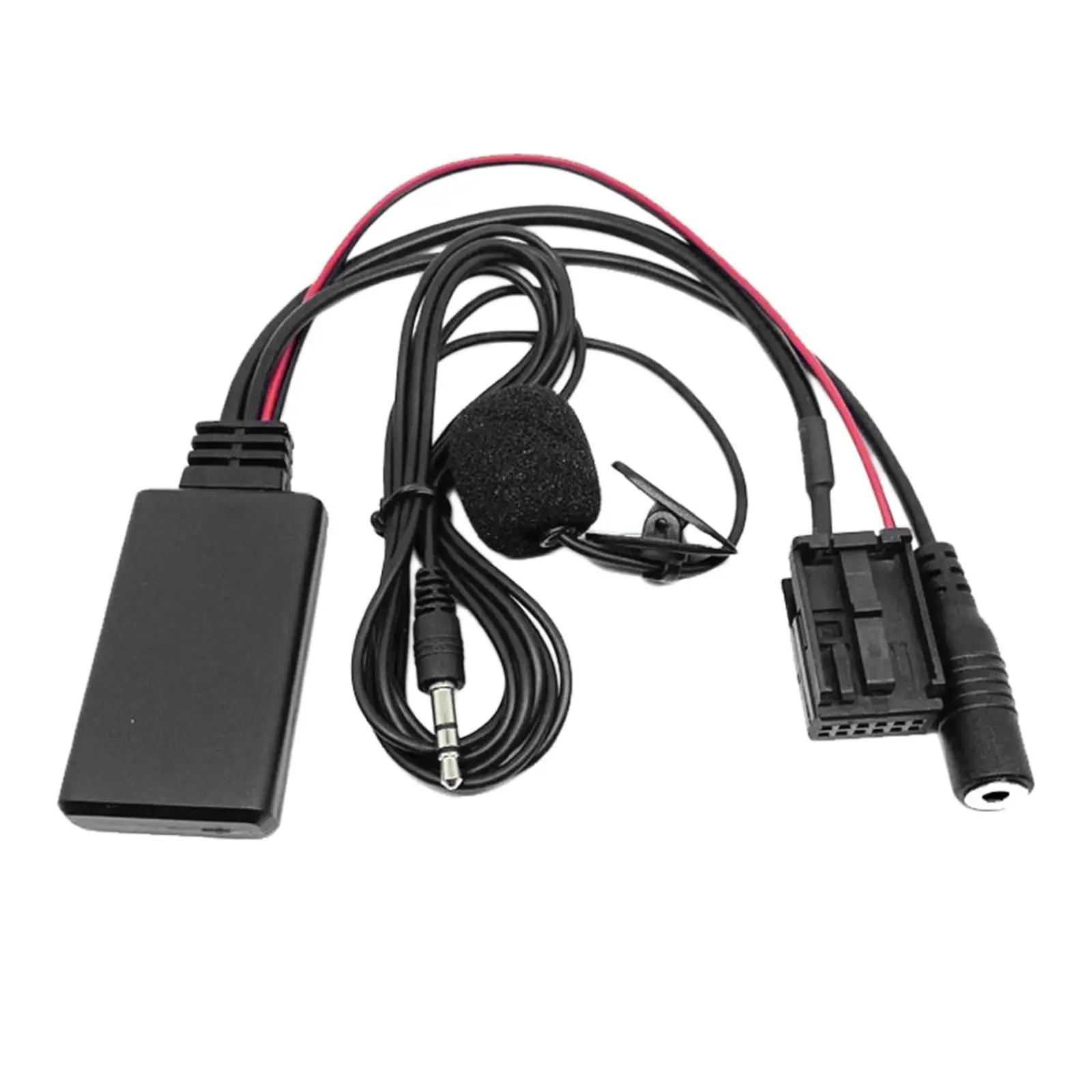 Автомобильный AUX Bluetooth 5.0 Кабель-адаптер с микрофоном-12 В 12-контактный громкой связи
