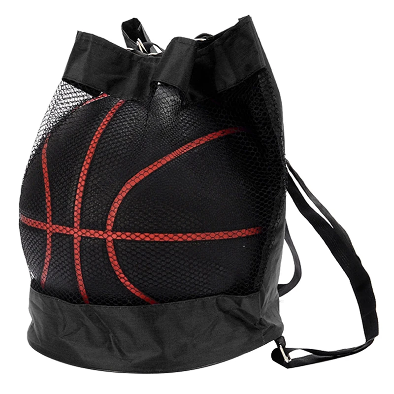 Баскетбольный рюкзак, сумки через плечо, сумка для хранения волейбола, футбола, спортивный рюкзак на открытом воздухе, портативный сетчатый органайзер, мячи