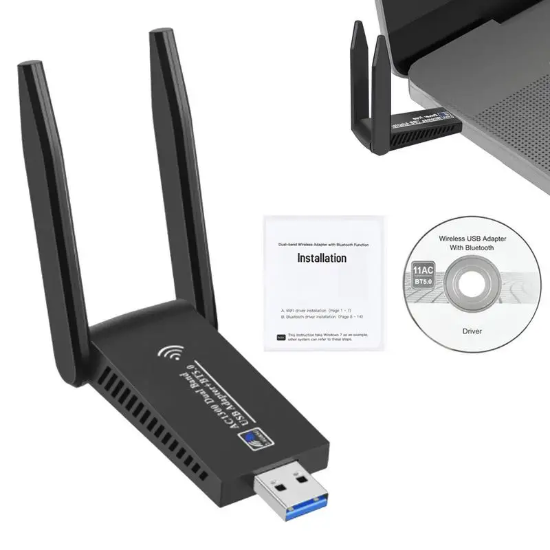 Беспроводной USB WiFi Адаптер Двухдиапазонный WiFi Ключ Беспроводной Адаптер Простой В Установке Беспроводной Адаптер WiFi Ключ Для Просмотра веб-страниц