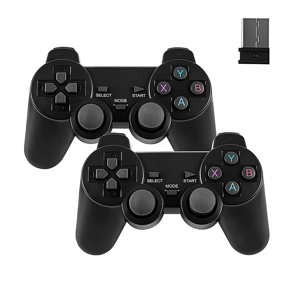 Беспроводной игровой джойстик 2.4G, геймпад с приемником, беспроводной геймпад, домашний телевизор с батарейным питанием, контроллер мини-игровой консоли для PS1