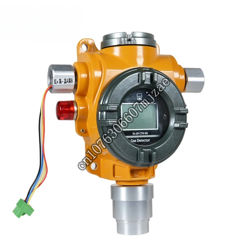 Газовый детектор H2 CO O2 CH4 4 в 1 с фиксированной точкой, система безопасности с газовой сигнализацией