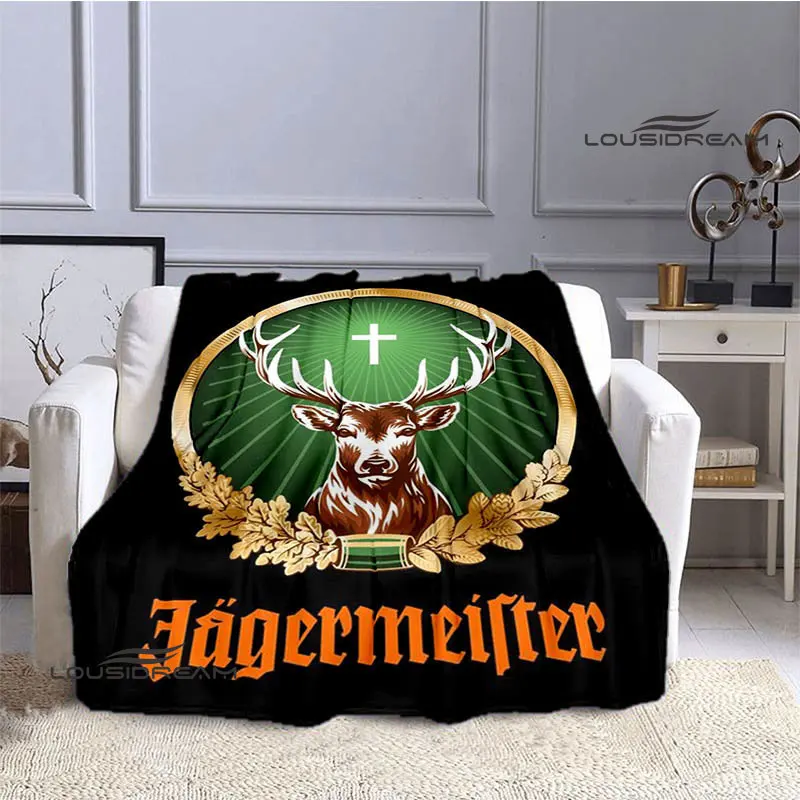 Германия Одеяло с логотипом Jaegermeister модное сохраняет тепло красивые одеяла мягкое и удобное одеяло подарки на день рождения