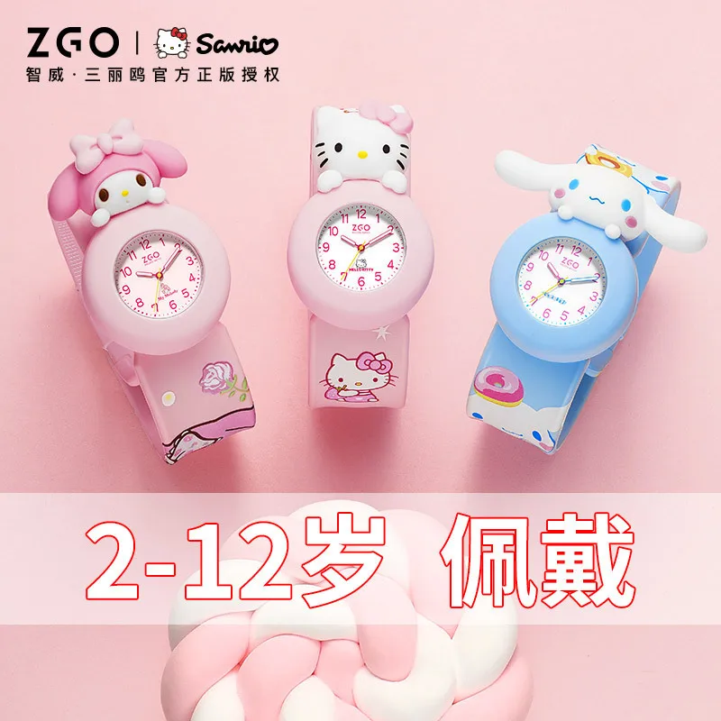 Детские часы Sanrio с рисунком девочки, детские студенческие часы с игрушками Kitty Cat