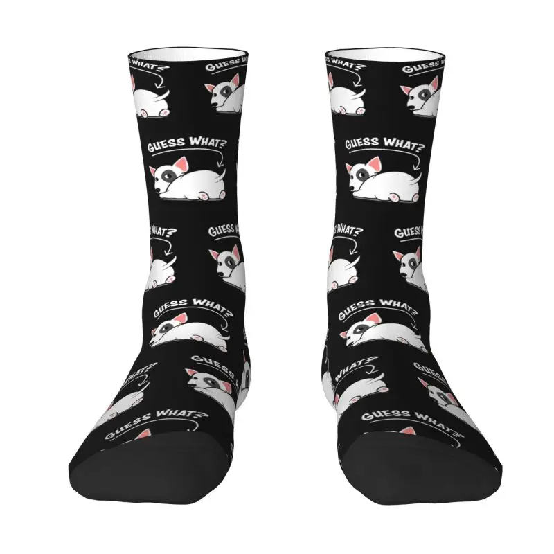 Домашнее животное Щенок Бультерьер Мама Мужские И женские носки для экипажа Унисекс Модные носки с 3D печатью