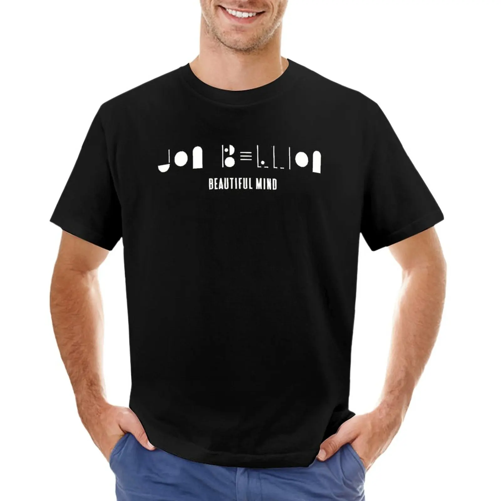 Забавная футболка с милым логотипом Jon Bellion Shapes 