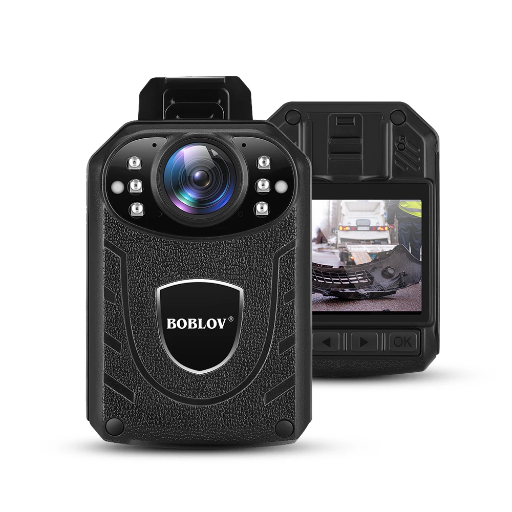 Камера для ношения на теле BOBLOV 1296P, встроенная в корпус камера ночного видения, внешняя камера для хранения на теле для охраны от вшей (KJ21)