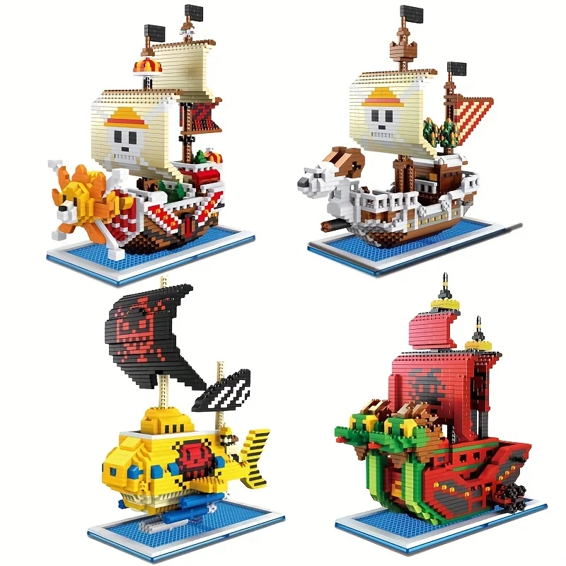 Король пиратов, 1 шт., сделай сам, навигационный корабль, строительные блоки, игрушка, украшение Пиратского корабля, обучающие игрушки, подарки на Рождество и Хэллоуин