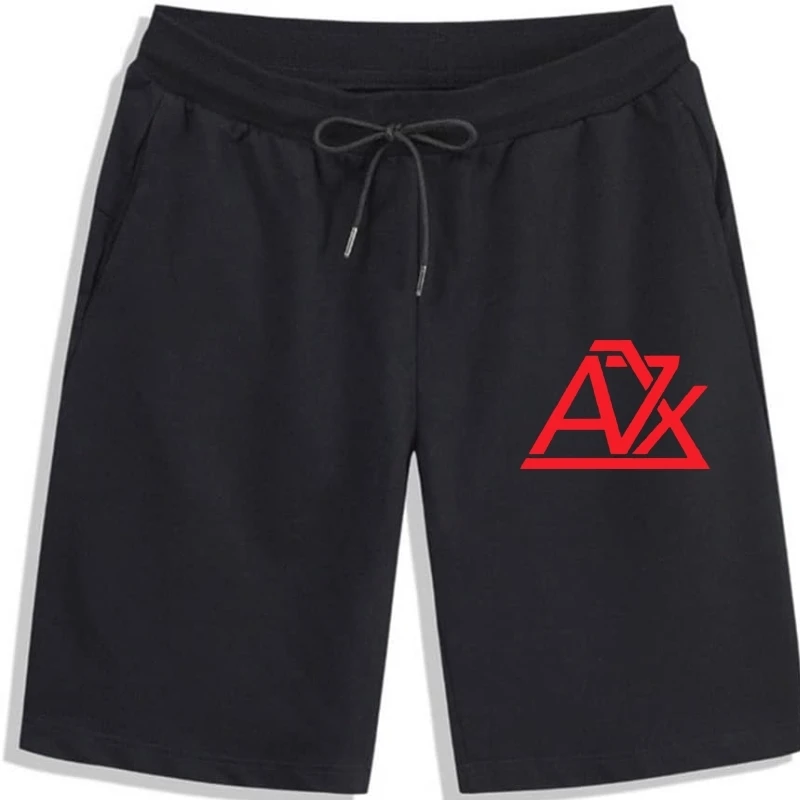 Логотип металлической группы AVENGED SEVENFOLD A7X Черно-белые мужские шорты Мужские шорты