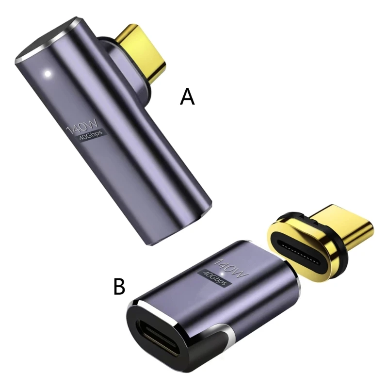 Магнитный адаптер USB C C1FB, 24-контактный разъем Type-C 40 Гбит/с для 3 USB3.1