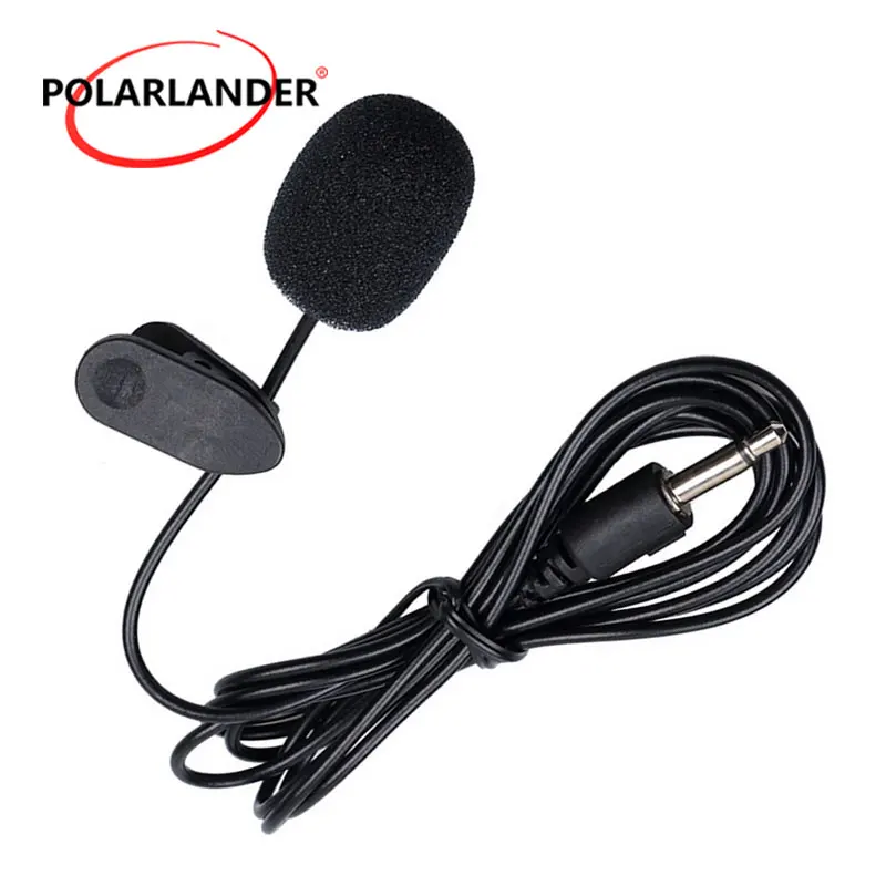 Мини-ошейник с микрофоном 2,5 м, черный для ПК, ноутбук на лацкане, 3,5 мм Прозрачный для автомобильного радиоприемника с кабелем USB, защитный колпачок от ветра