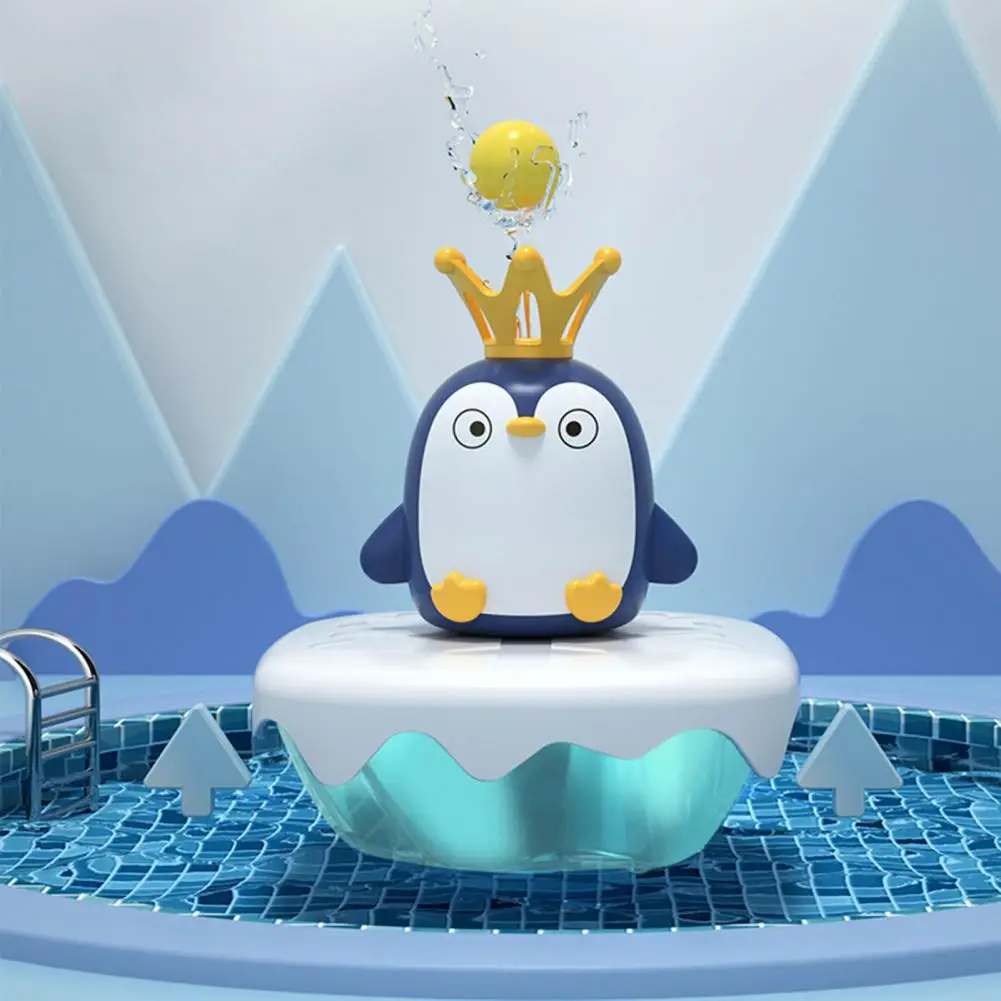 Мультяшный Пингвин Игрушка Для Ванны Пингвин Игрушка Для Ванны Детская Игрушка Для Ванны Милый Пингвин Распыляет Воду для Ванны или Бассейна Идеальный Детский Душ