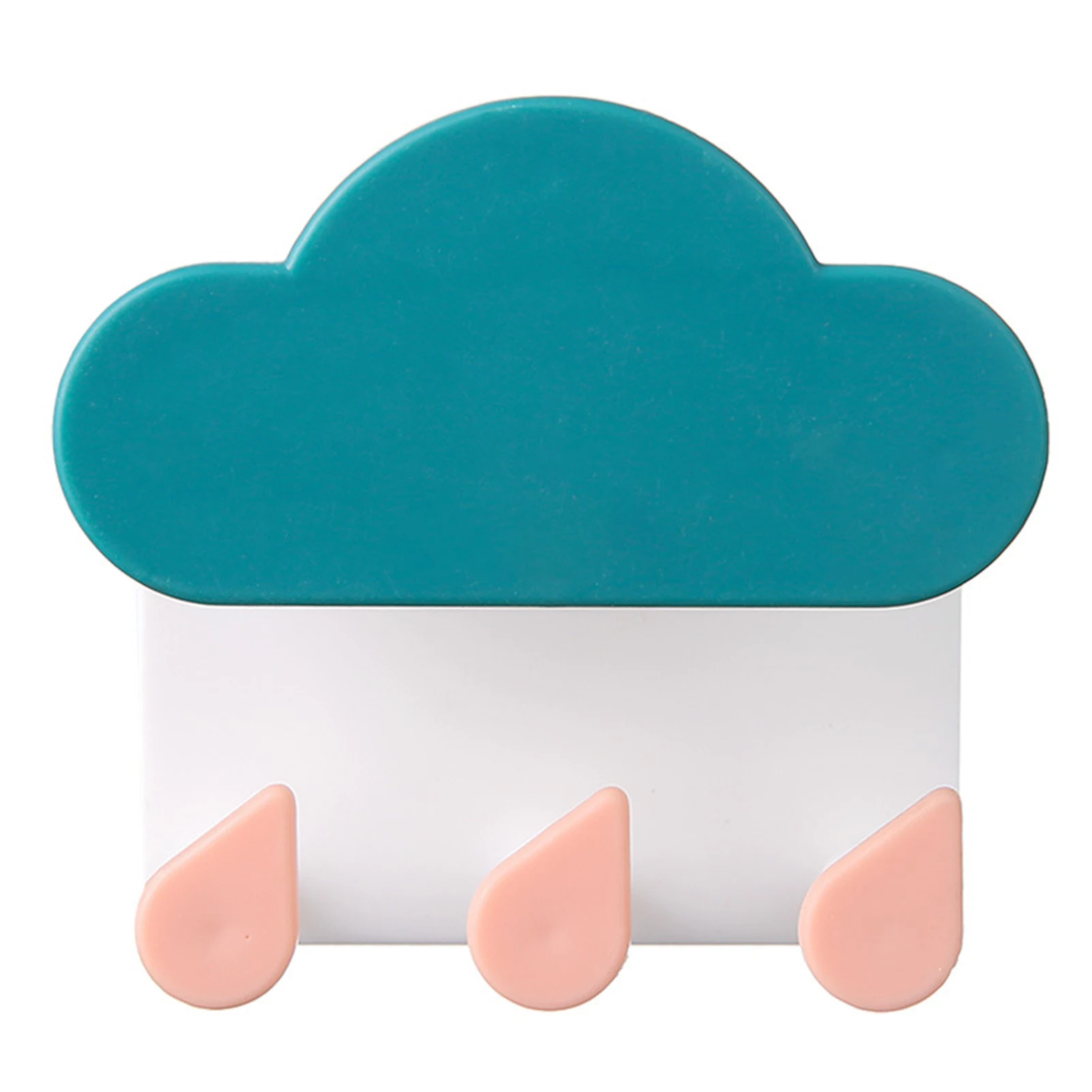 Настенный крючок в форме облака, самоклеящиеся подвесные крючки для шляп для домашнего офиса, органайзер для хранения