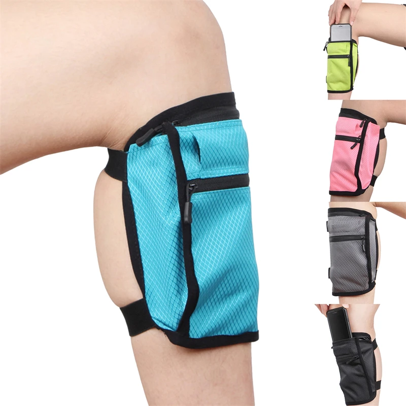 Невидимые дорожные сумки на ремне для ног, дышащий противоударный кошелек для карт, противоскользящий эластичный ремешок, многофункциональное оборудование для фитнеса