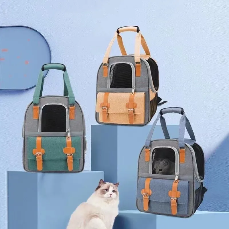 Новая сумка для купания домашних животных большой емкости, сумка для собак через плечо, Дышащий рюкзак, Износостойкие, устойчивые к царапинам сумки для кошек и собак