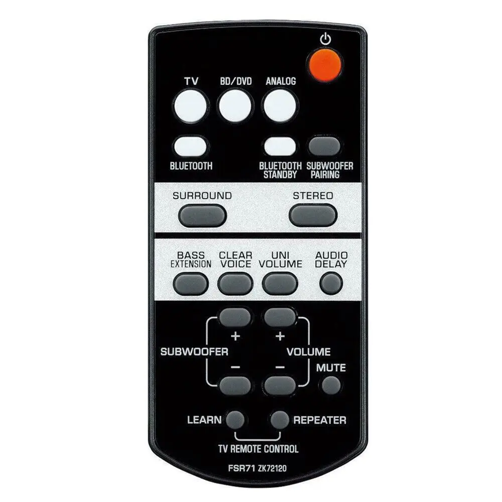 Новый FSR71 для Yamaha Sound Bar с дистанционным управлением YAS-203 AS-203BL (ZK721200)