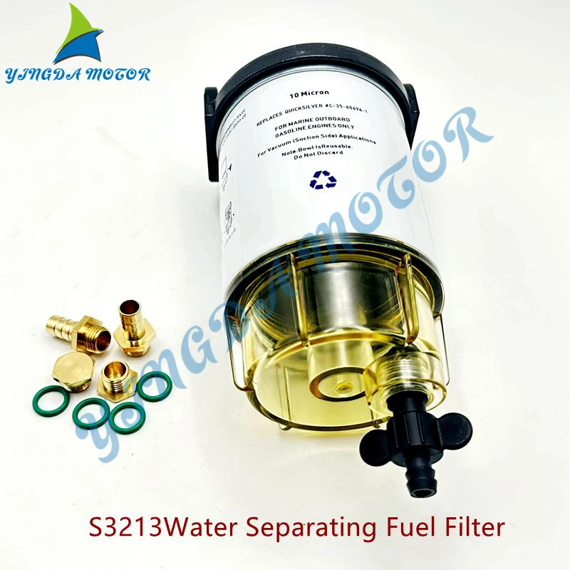 Новый топливный фильтр/система отделения воды S3213 для подвесного мотора Mercury Yamaha Marine S3213