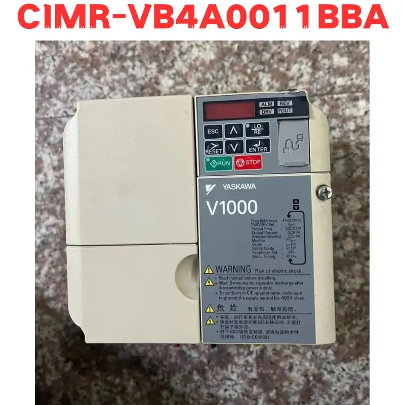 Подержанный инвертор CIMR-VB4A0011BBA CIMR VB4A0011BBA протестирован нормально