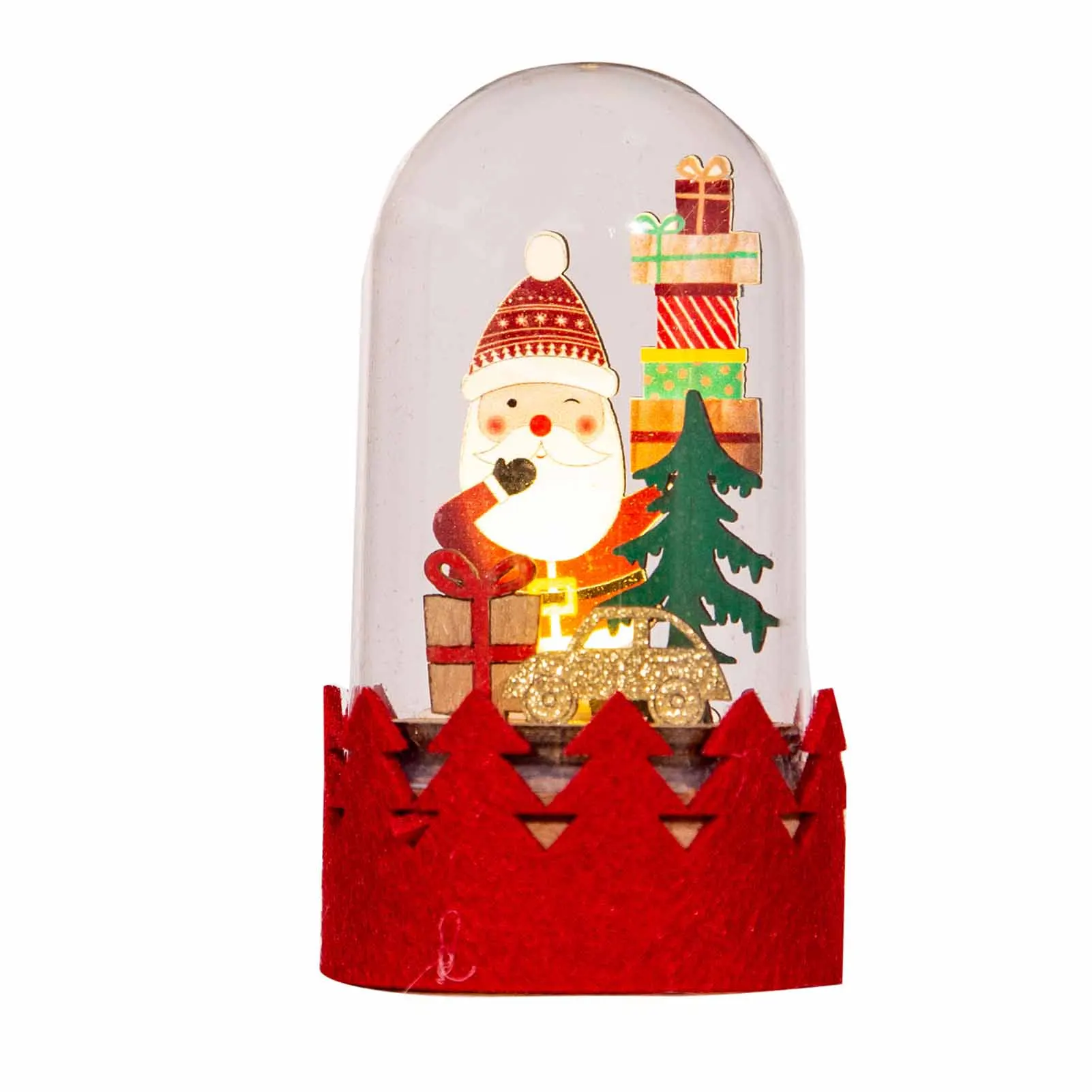 Рождественское деревянное украшение с легкой прочной креативной декоративной игрушкой Идеальный подарок для малышей