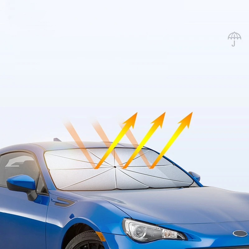 Солнцезащитные козырьки на лобовом стекле автомобиля Складной солнцезащитный козырек Зонт Солнцезащитное окно для 4 X4 автомобильных аксессуаров