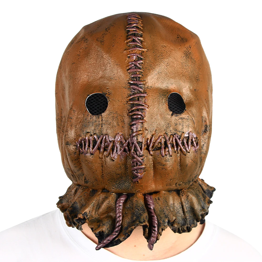 Страшный Маппет Шлем маска унисекс маска на Хэллоуин Косплей ретро ужас жалоба Голова куклы полный комплект