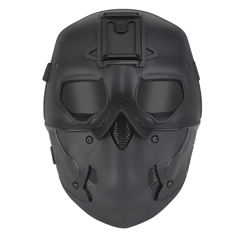 Тактическая защитная маска Wild с дышащей стальной сеткой для охоты на открытом воздухе, аксессуары для страйкбола CS