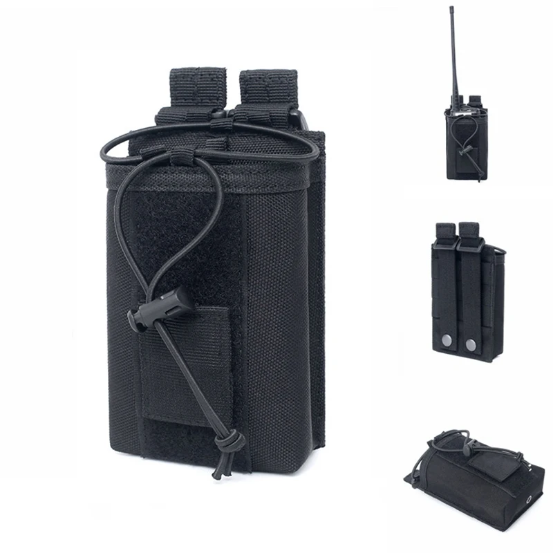 Тактическая сумка-держатель для рации Molle Walkie 1000D, нейлоновая сумка-держатель для военной рации, спортивная подвеска, охотничий подсумок для журналов