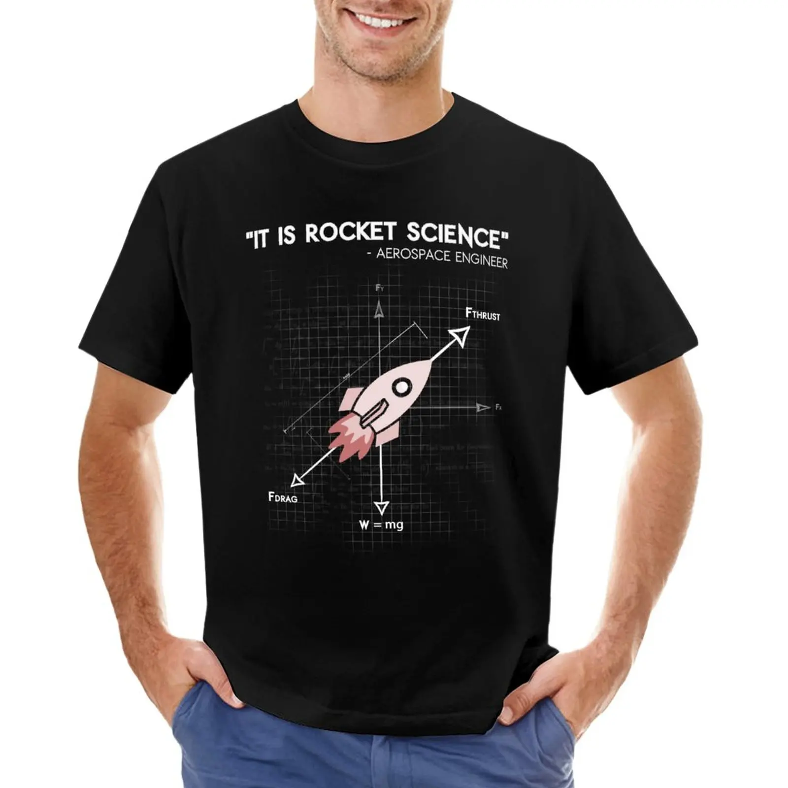 Футболка с ракетостроением, футболки больших размеров, пустые футболки, мужские футболки с графическим рисунком, большие и высокие
